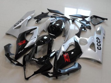 Discount 2005-2006 Silver Black Red Suzuki GSXR 1000 Motorcycle Fairing Kits Canada