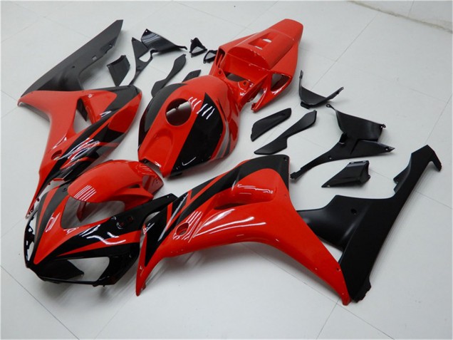 Discount 2006-2007 Red Glossy Black Honda CBR1000RR Motorcycle Fairings Kits Canada