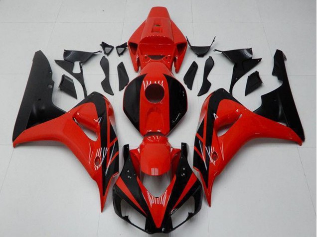 Discount 2006-2007 Red Glossy Black Honda CBR1000RR Motorcycle Fairings Kits Canada