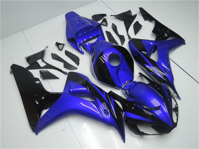 Discount 2006-2007 Blue Glossy Black Honda CBR1000RR Motorcycle Fairing Kits Canada
