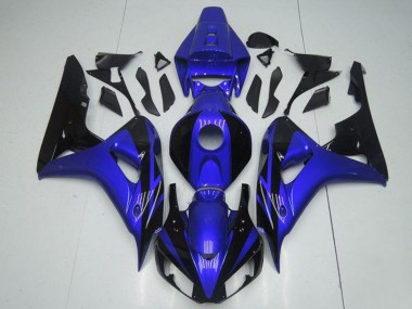 Discount 2006-2007 Blue Glossy Black Honda CBR1000RR Motorcycle Fairing Kits Canada