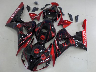 Discount 2006-2007 Red Glossy Black Bacardi Honda CBR1000RR Motorcycle Fairings Canada