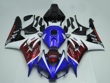 Discount 2006-2007 White Burgundy Blue Glossy Black Honda CBR1000RR Motorcycle Fairings Canada