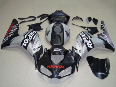 Discount 2006-2007 Silver Matte Black Repsol Honda CBR1000RR Motorcycle Fairing Canada