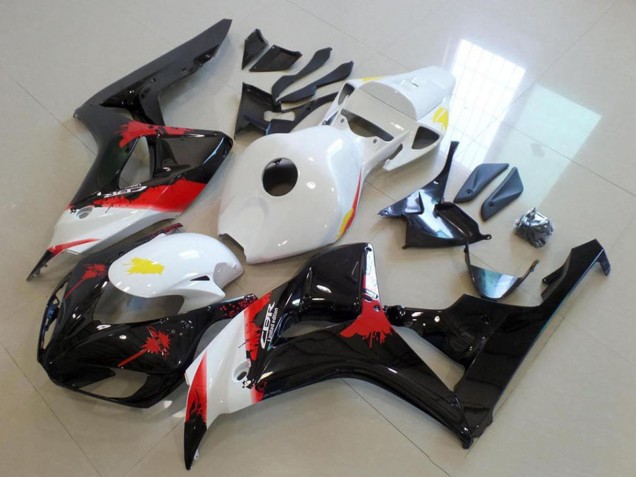 Discount 2006-2007 White Red Glossy Black Honda CBR1000RR Bike Fairings Canada
