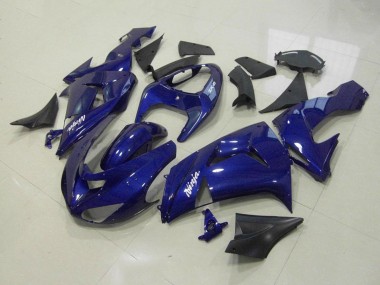Discount 2006-2007 Dark Blue Kawasaki ZX10R Motorcycle Fairing Kits Canada