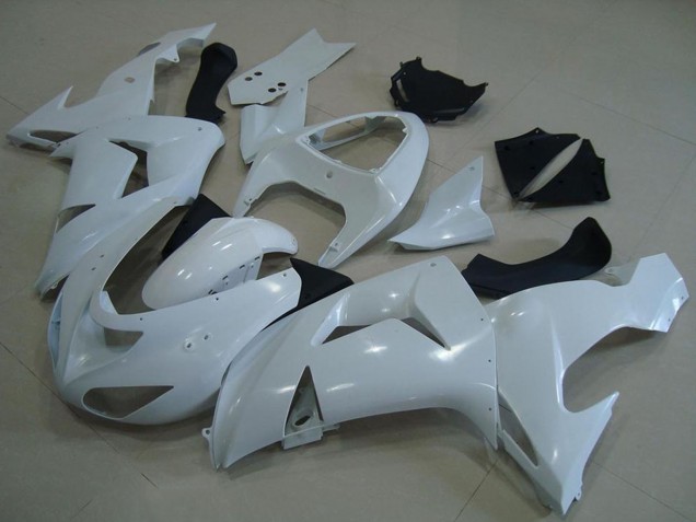 Discount 2006-2007 White Kawasaki ZX10R Motorcycle Fairings Canada