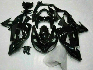 Discount 2006-2007 Glossy Black Kawasaki ZX10R Motorcycle Fairing Canada