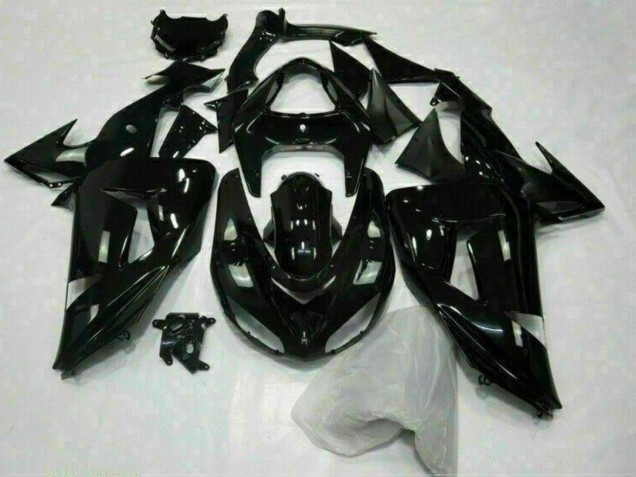 Discount 2006-2007 Glossy Black Kawasaki ZX10R Motorcycle Fairing Canada