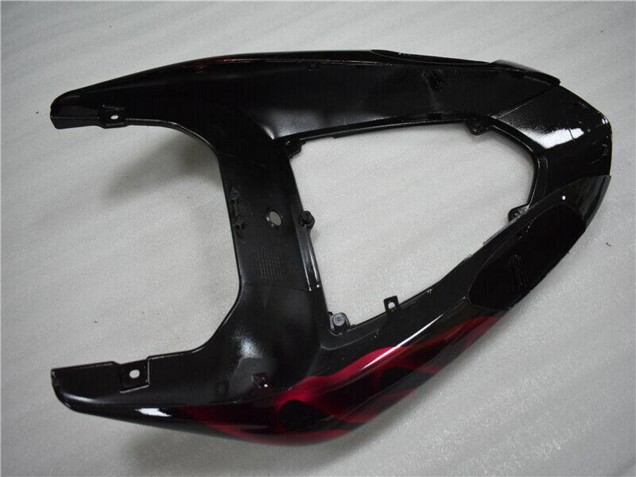 Discount 2006-2007 Glossy Black Red Flame Kawasaki ZX10R Motorcycle Fairing Canada