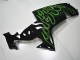 Discount 2006-2007 Glossy Black Green Flame Kawasaki ZX10R Motorcycle Fairings Canada