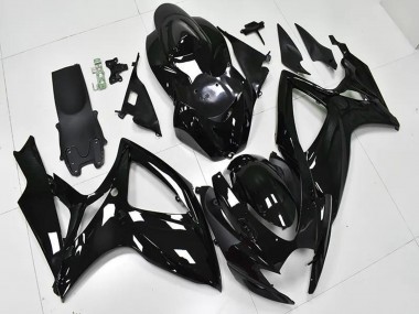 Discount 2006-2007 Glossy Black Suzuki GSXR 600/750 Bike Fairings Canada