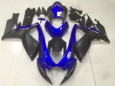 Discount 2006-2007 Blue Matte Black Suzuki GSXR 600/750 Motorcycle Fairings Canada