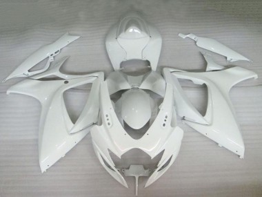Discount 2006-2007 Pearl White Suzuki GSXR 600/750 Motorcycle Fairings Canada