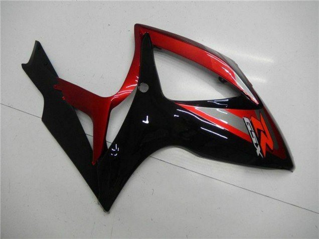 Discount 2006-2007 Red Glossy Black Suzuki GSXR 600/750 Motorcycle Fairing Canada
