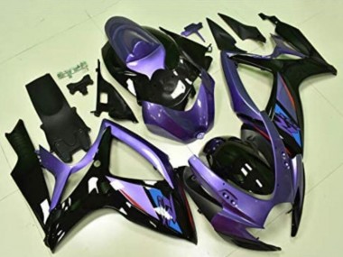Discount 2006-2007 Purple Glossy Black Blue Suzuki GSXR 600/750 Motorcycle Fairings Canada