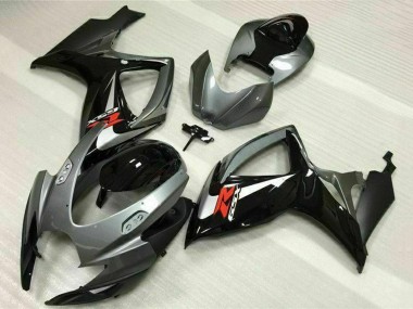 Discount 2006-2007 Silver Grey Glossy Black Red Suzuki GSXR 600/750 Motorcycle Fairings Canada