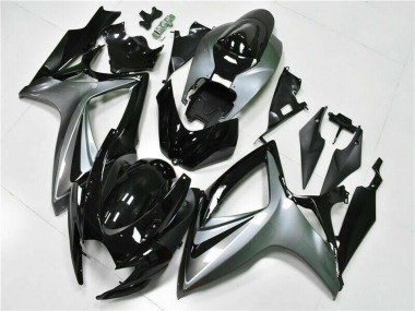 Discount 2006-2007 Silver Glossy Black Suzuki GSXR 600/750 Motorcycle Fairings Canada