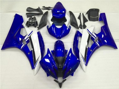 Discount 2006-2007 Blue White Black Yamaha YZF R6 Motorcycle Fairings Canada