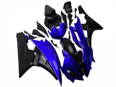 Discount 2006-2007 Blue Matte Black Yamaha YZF R6 Motorcycle Fairing Canada