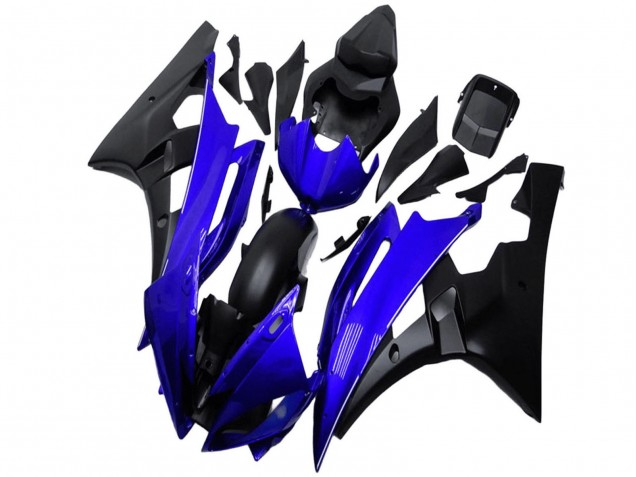 Discount 2006-2007 Blue Matte Black Yamaha YZF R6 Motorcycle Fairing Canada