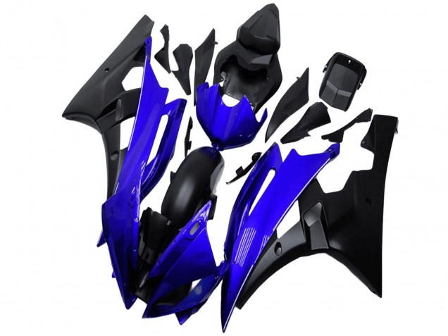 Discount 2006-2007 Blue Matte Black Yamaha YZF R6 Motorcycle Fairing Canada