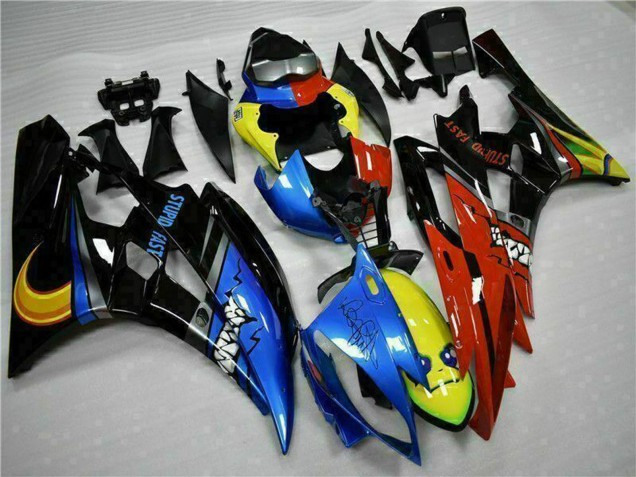 Discount 2006-2007 Yellow Blue Red Glossy Black Shark Yamaha YZF R6 Motorcycle Fairings Canada