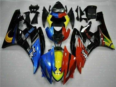 Discount 2006-2007 Yellow Blue Red Glossy Black Shark Yamaha YZF R6 Motorcycle Fairings Canada