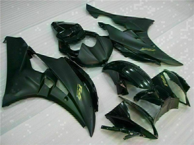 Discount 2006-2007 Glossy Black Matte Black Gold Decals Yamaha YZF R6 Motorcycle Fairings Canada
