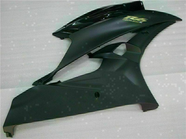 Discount 2006-2007 Glossy Black Matte Black Gold Decals Yamaha YZF R6 Motorcycle Fairings Canada