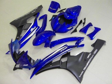 Discount 2006-2007 Blue White Matte Black Motul Yamaha YZF R6 Motorcycle Fairings Canada