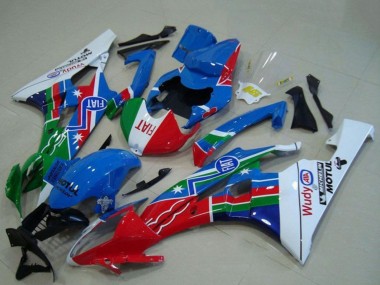 Discount 2006-2007 White Blue Red Green Fiat Motul Yamaha YZF R6 Motorcycle Fairings Canada