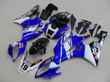 Discount 2006-2007 White Blue Glossy Black Fimer Yamalube Yamaha YZF R6 Motorcycle Fairings Canada