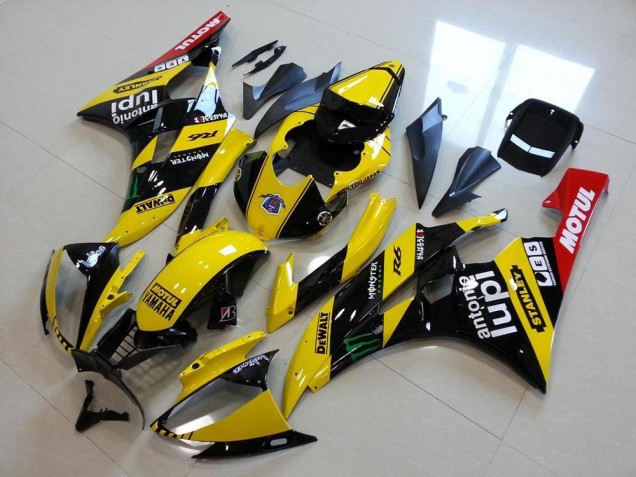 Discount 2006-2007 Yellow Glossy Black Red Green Motul Monster Yamaha YZF R6 Motorcycle Fairings Canada