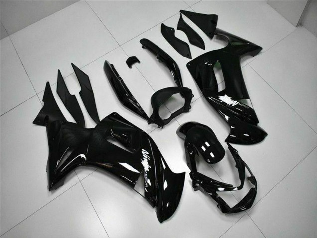 Discount 2006-2008 Glossy Black White Kawasaki EX650 Motorcycle Fairings Canada