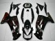 Discount 2006-2008 Glossy Black Red Flame Kawasaki EX650 Motorcycle Fairings Canada