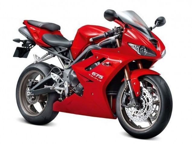 Discount 2006-2008 Red Triumph Daytona 675 Triple Motorcycle Fairing Kits Canada