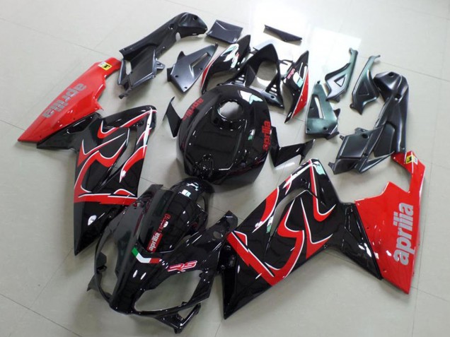 Discount 2006-2011 Glossy Black Red Aprilia RS125 Motorcycle Fairing Canada