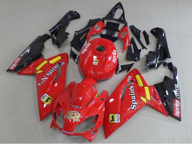 Discount 2006-2011 Red Black Yellow Aprilia RS125 Motorcycle Fairings Canada