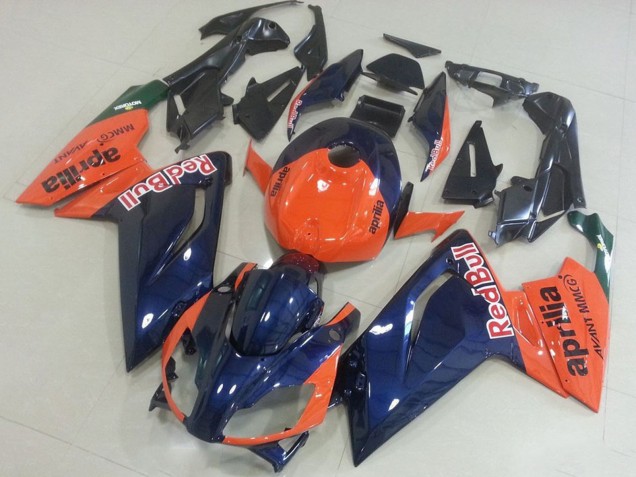 Discount 2006-2011 Orange Dark Blue Aprilia RS125 Motorcycle Fairings Canada