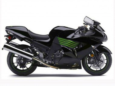 Discount 2006-2011 Glossy Black Green Kawasaki ZX14R ZZR1400 Motorcycle Fairings Canada
