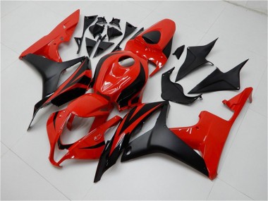 Discount 2007-2008 Red Matte Black Honda CBR600RR Bike Fairings Canada
