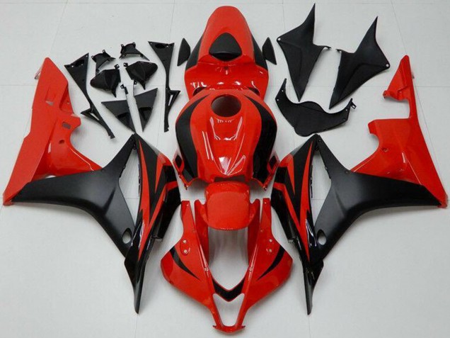 Discount 2007-2008 Red Matte Black Honda CBR600RR Bike Fairings Canada