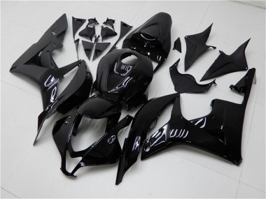 Discount 2007-2008 Glossy Black Honda CBR600RR Motorcycle Fairings Canada