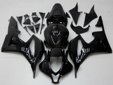 Discount 2007-2008 Glossy Black Honda CBR600RR Motorcycle Fairings Canada