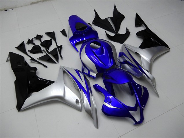 Discount 2007-2008 Silver Blue Glossy Black OEM Style Honda CBR600RR Motorcycle Fairings Canada