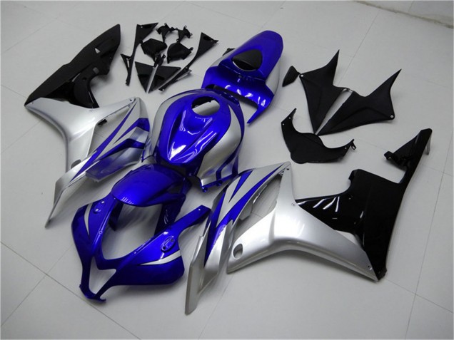 Discount 2007-2008 Silver Blue Glossy Black OEM Style Honda CBR600RR Motorcycle Fairings Canada