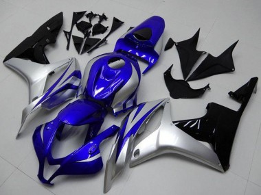 Discount 2007-2008 Silver Blue Glossy Black OEM Style Honda CBR600RR Motorcycle Fairings Canada
