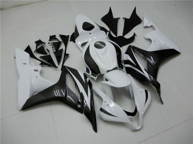 Discount 2007-2008 White Glossy Black Honda CBR600RR Bike Fairings Canada