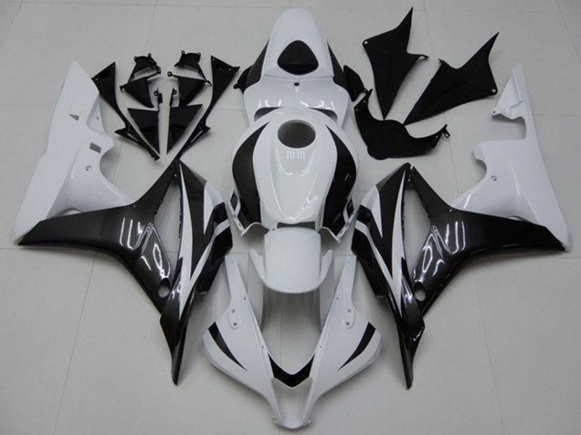 Discount 2007-2008 White Glossy Black Honda CBR600RR Bike Fairings Canada